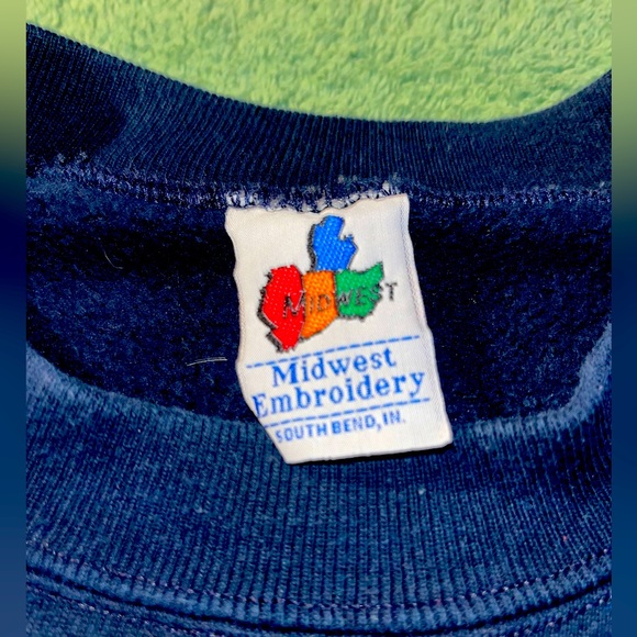 Vintage - Notre Dame Embroidered Crewneck - Picture 4 of 5